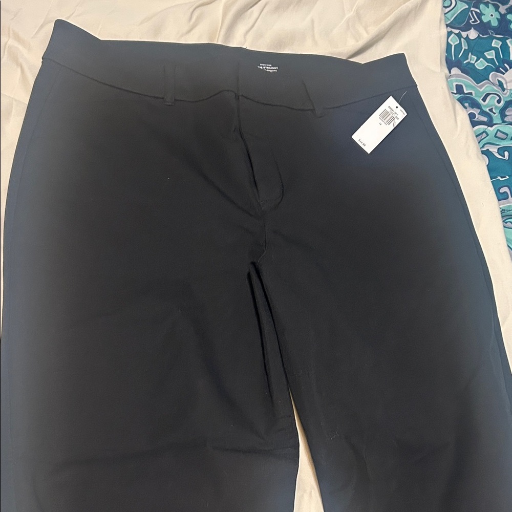 Black Old Navy Pixie Straight Pants size 14